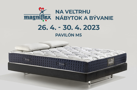 SRDEČNE VÁS POZÝVAME NA VEĽTRH NÁBYTOK A BÝVANIE 26. 4. - 30. 4. 2023 