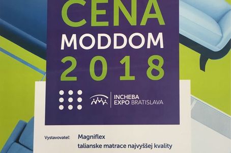 Luxusný zdravotný matrac Maestro získal CENU MODDOM 2018